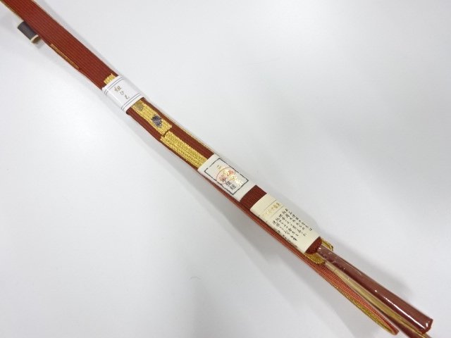 JAPANESE KIMONO / UNUSED KOREI HAND-TIED OBIJIME